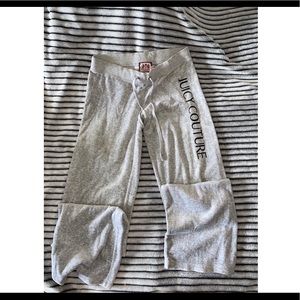 Juicy Couture Gray SweatPants wide legged size P